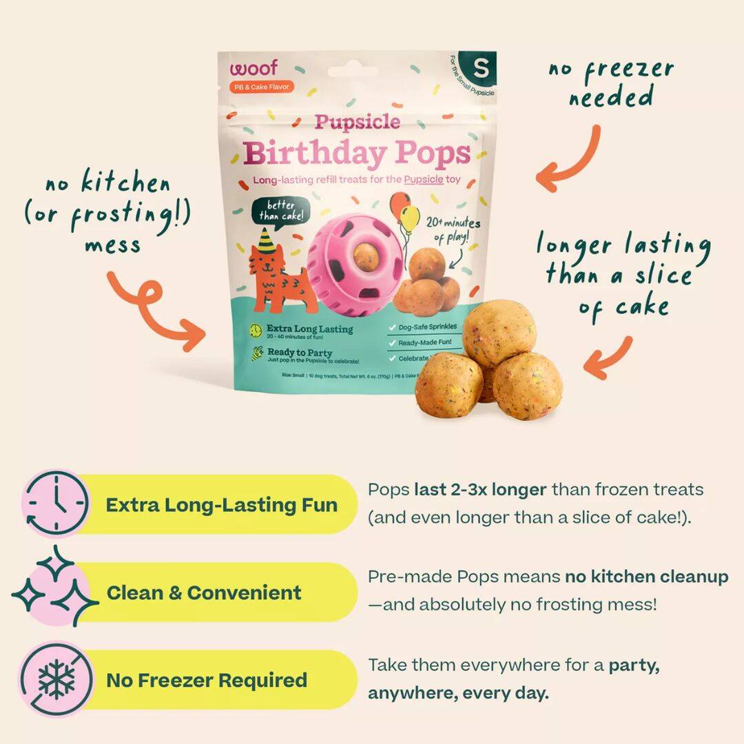 Woof - Birthday Pops - Small
