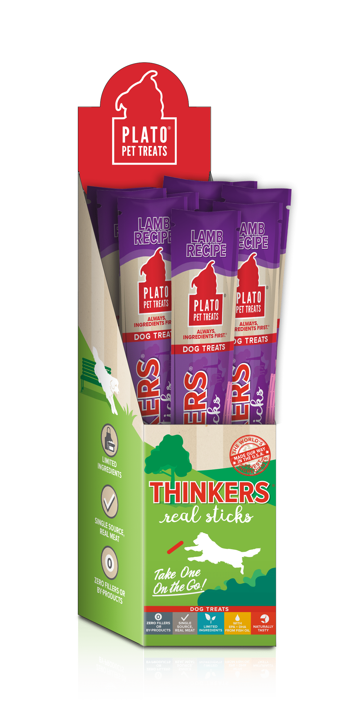 Plato Pet Treats Thinker Singles Lamb (Sold Individually)