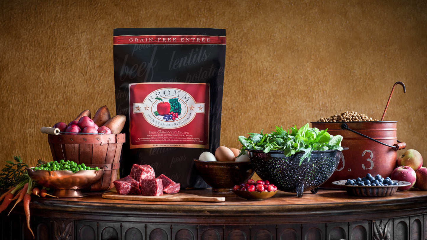 Fromm Four-Star Nutritionals Beef Frittata Veg Dry Dog Food, 12-lb