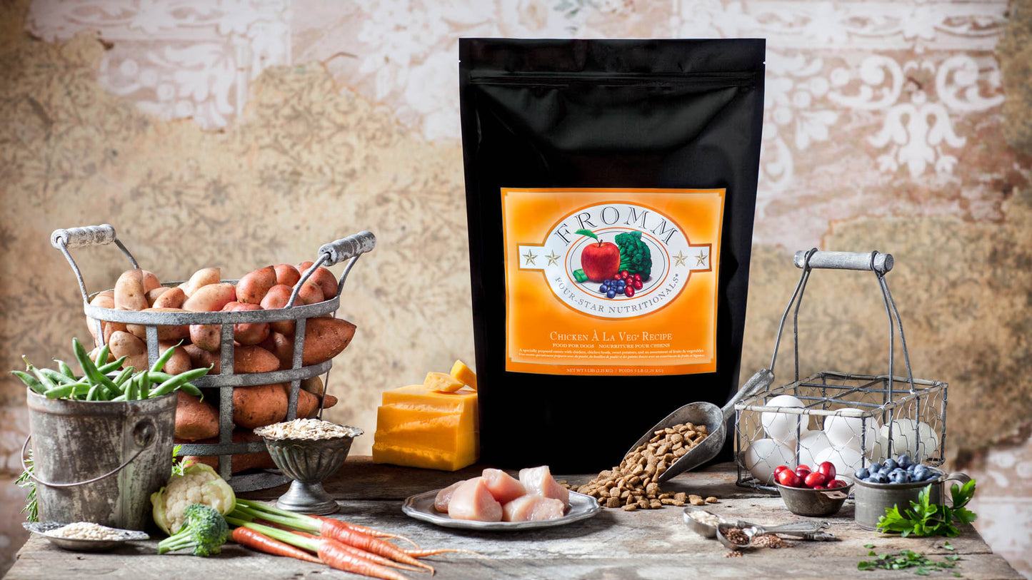 Fromm Four-Star Nutritionals Chicken A La Veg Dry Dog Food, 12-lb (Size: 12-lb)