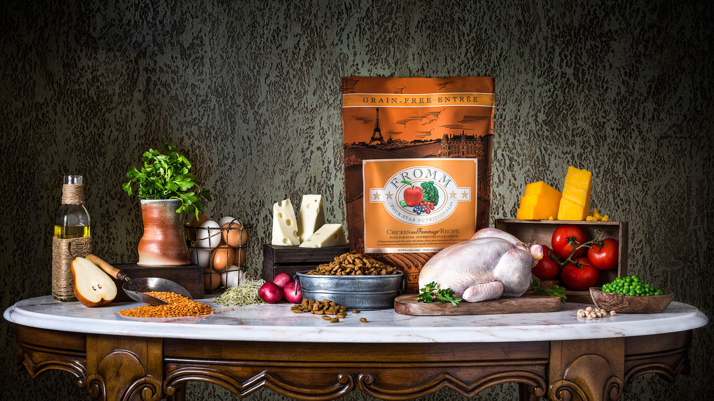 Fromm Four-Star Nutritionals Chicken Au Frommage Dry Dog Food, 12-lb (Size: 12-lb)