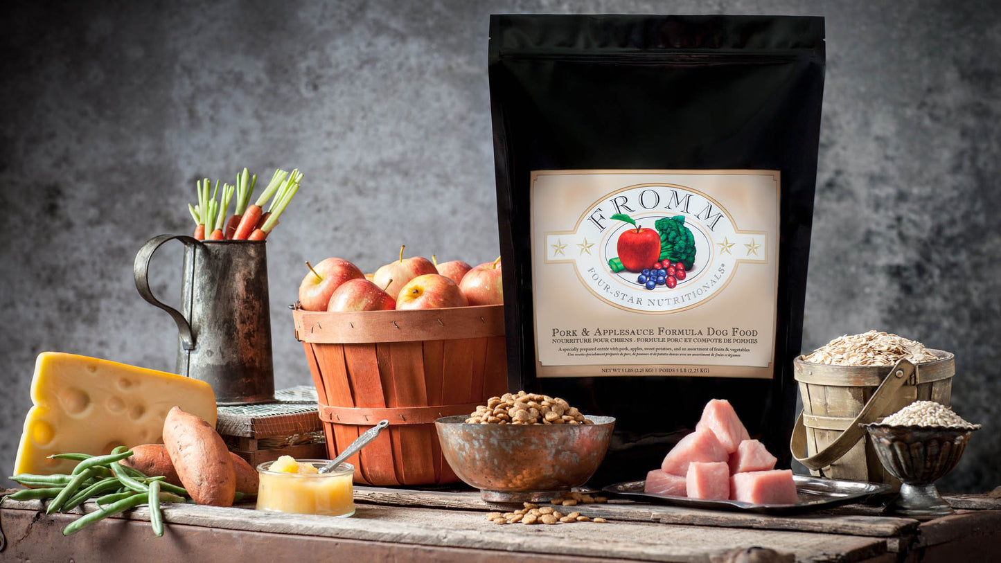 Fromm Four-Star Nutritionals Pork & Applesauce Dry Dog Food, 4-lb