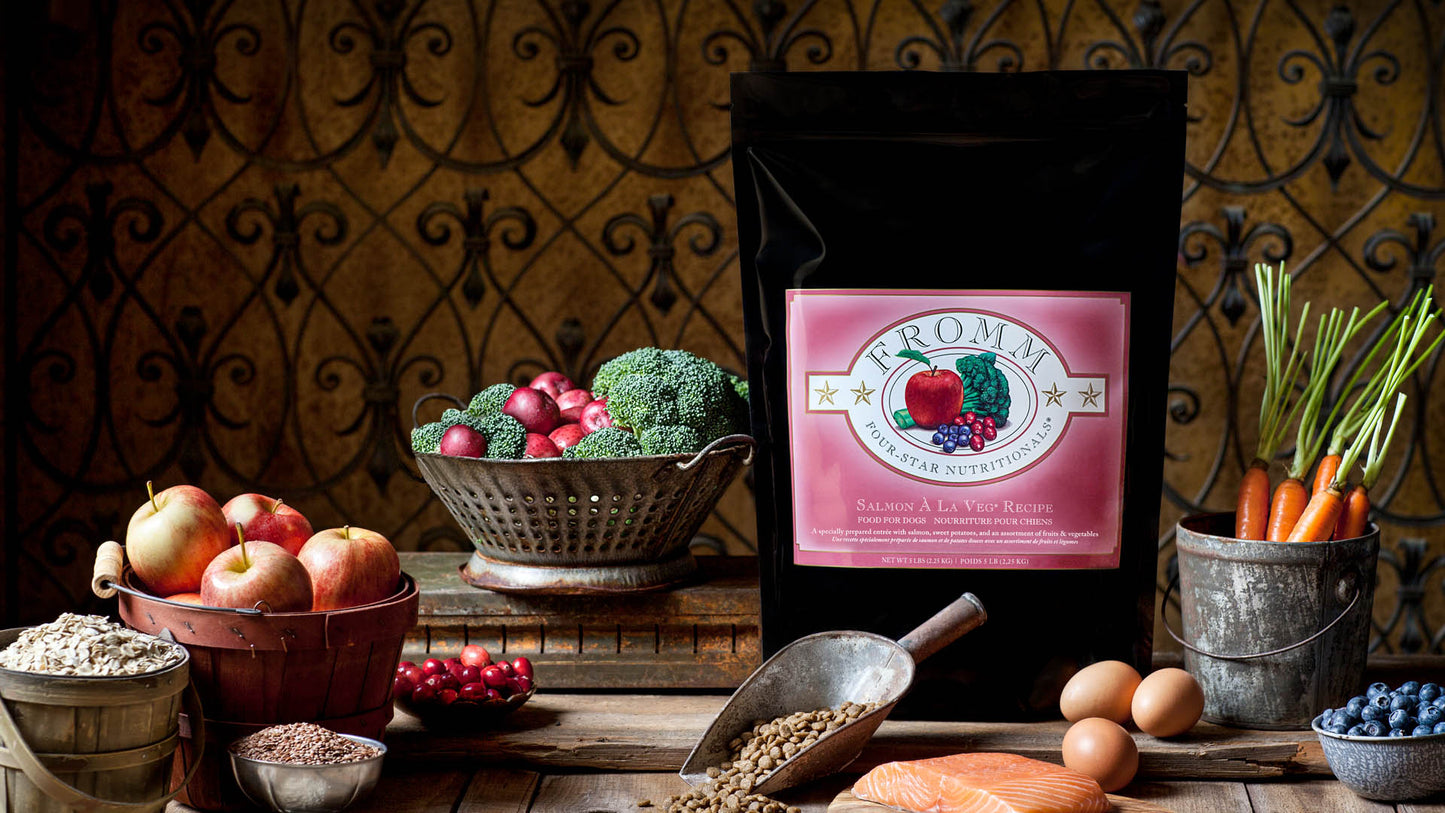 Fromm Four-Star Nutritionals Salmon A La Veg Dry Dog Food, 4-lb (Size: 4-lb)