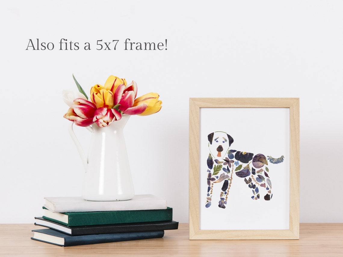 Forage For Flora - Black Labrador Retriever Card - 5"x7"