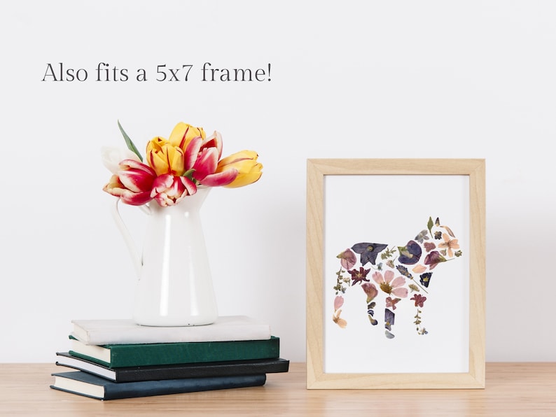 Forage For Flora - French Bulldog Card - 5"x7"