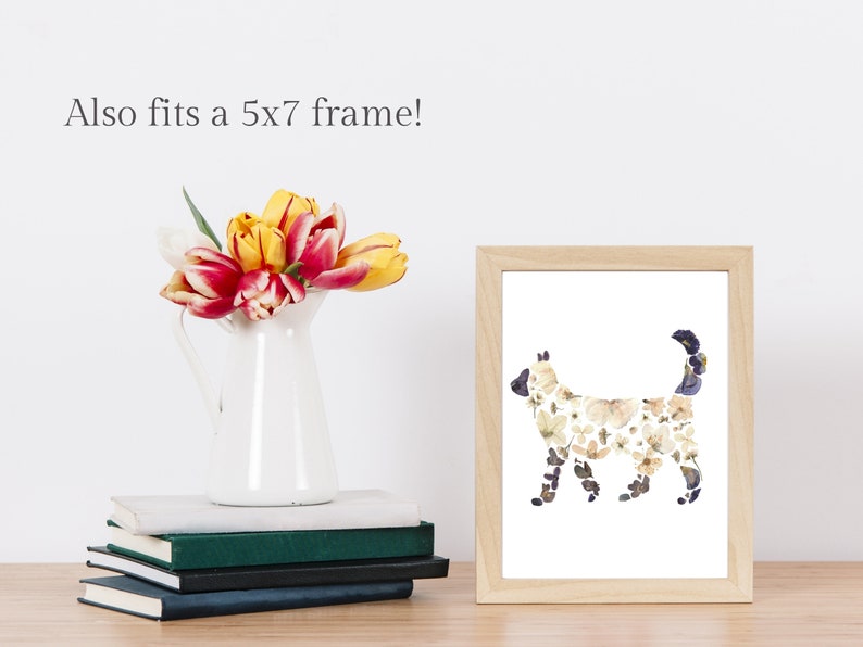 Forage For Flora - Siamese Cat Card - 5"x7"