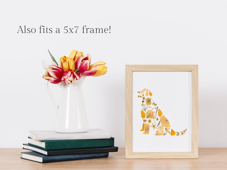 Forage For Flora - Golden Retriever Card - 5"x7"