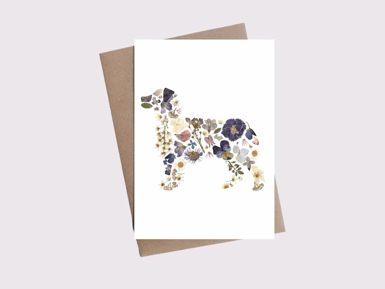 Forage For Flora - Australian Shepherd Card - 5"x7"