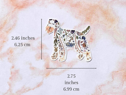 Forage For Flora - Schnauzer Vinyl Sticker