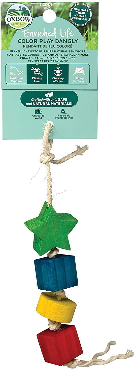 Oxbow Enriched Life Color Play Dangly Small Animal Toy