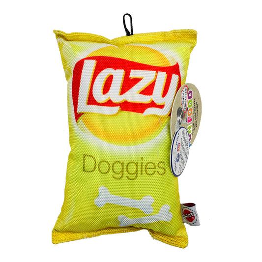 Ethical Pet Spot Fun Food Lazy Doggie Chips Dog Toy, 8-in (Size: 8-in)