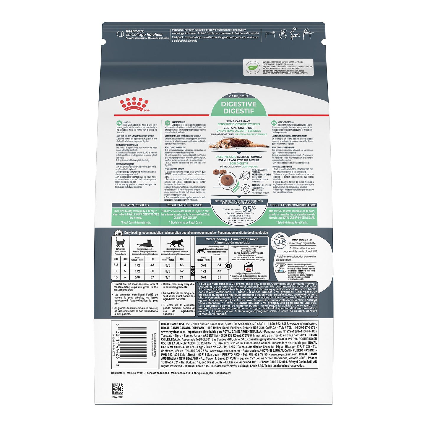 Royal Canin Feline Care Nutrition Digestive Care Adult Dry Cat Food, 6-lb (Size: 6-lb)