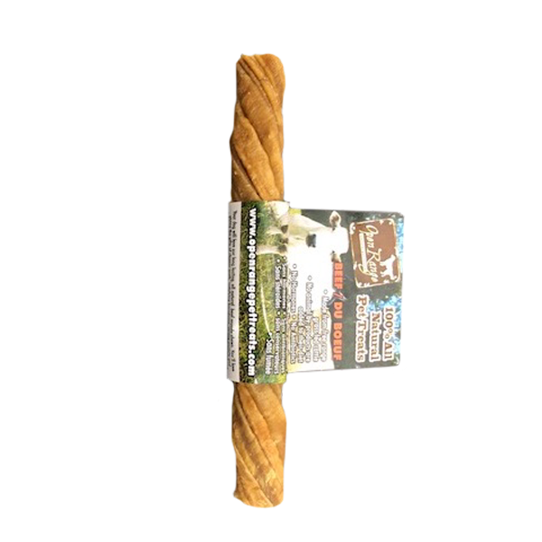 Open Range Beef Tripe Twist Bully Stick Dog Treats, 5-in (Size: 5-in)
