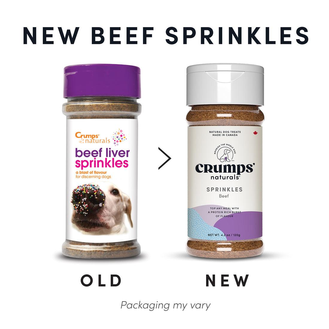 Crumps' Naturals Beef Sprinkles Freeze-Dried Dog Treats, 120-gram (Size: 120-gram)