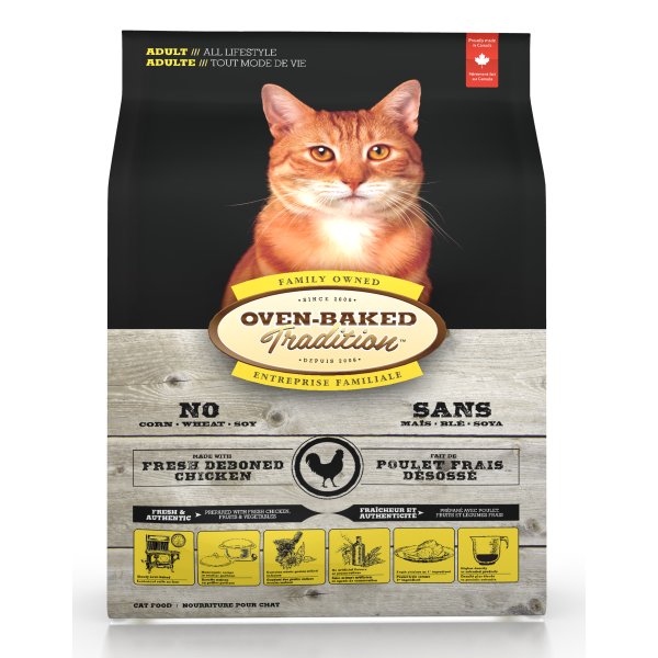Oven-Baked Tradition Chicken Dry Cat Food, 10-lb (Size: 10-lb)