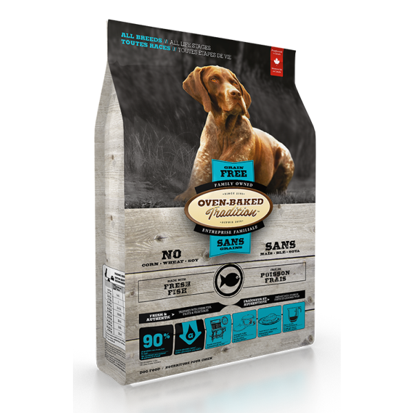 Oven-Baked Tradition Grain-Free Fresh Fish Formula Dry Dog Food, All Breeds, All Life Stages, 25-lb (Size: 25-lb)