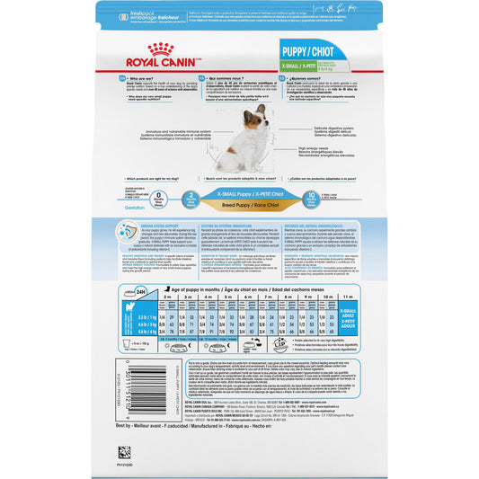 Royal Canin Size Health Nutrition X-Small Puppy Dry Dog Food, 3-lb