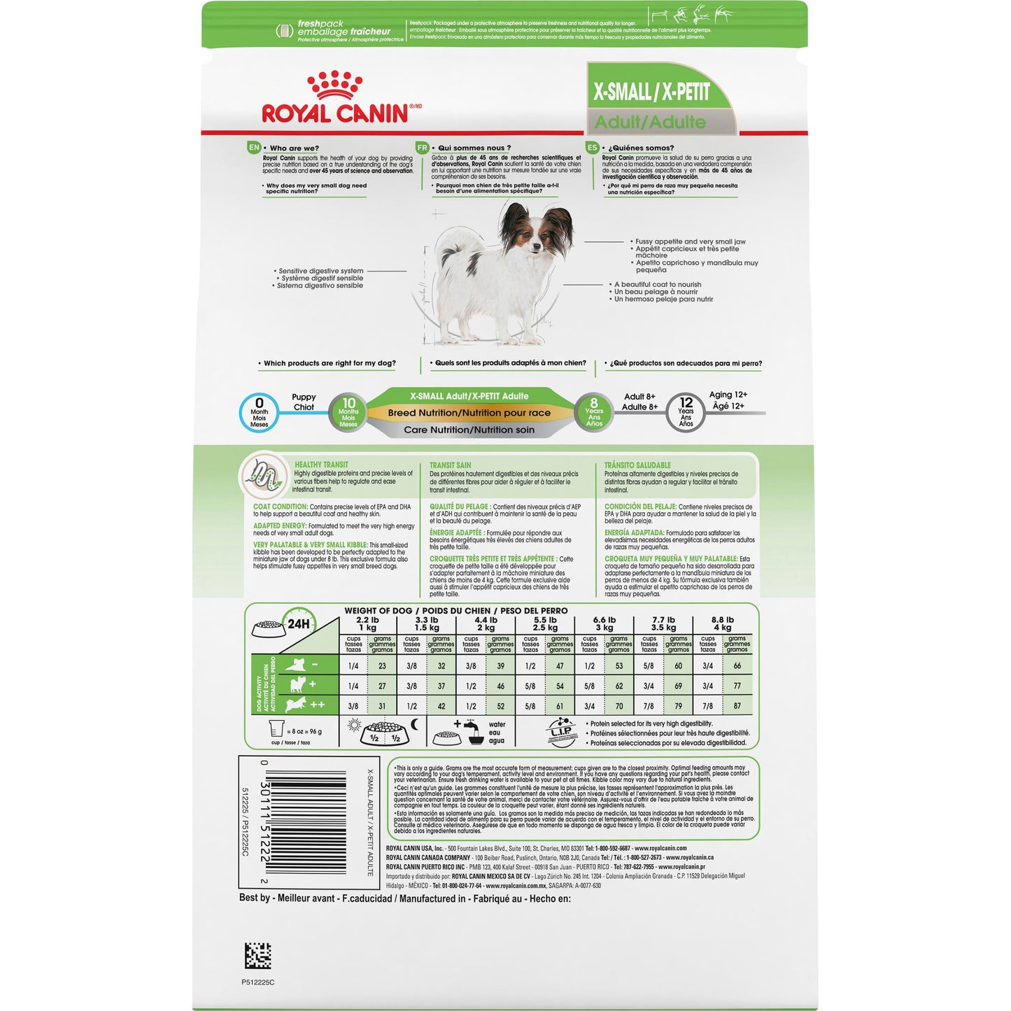 Royal Canin Size Health Nutrition X-Small Adult Dry Dog Food, 2.5-lb (Size: 2.5-lb)