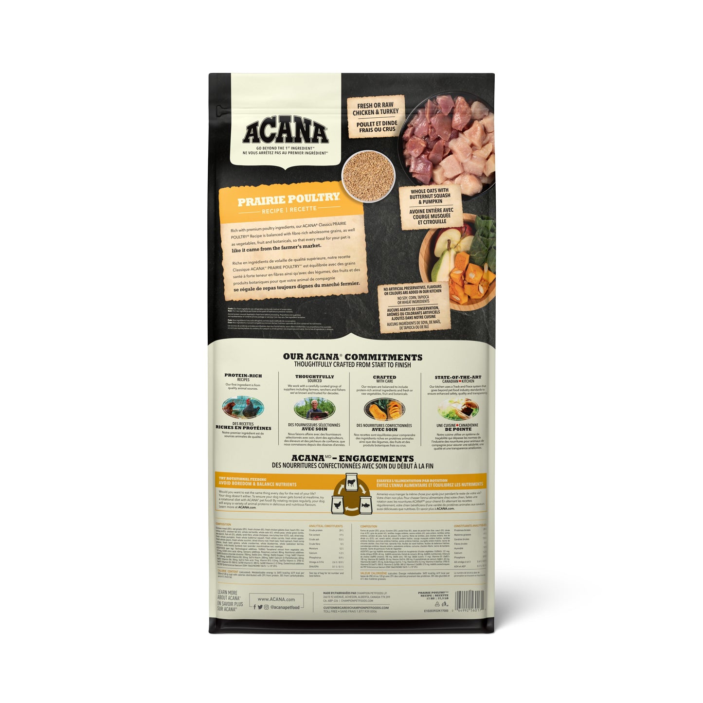 ACANA Classics Prairie Poultry Dry Dog Food, 14.5-kg