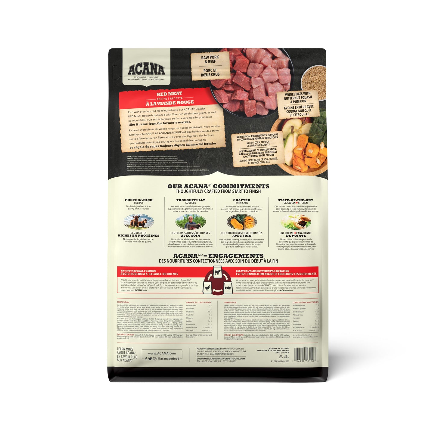 ACANA Classics Red Meat Dry Dog Food, 2-kg (Size: 2-kg)