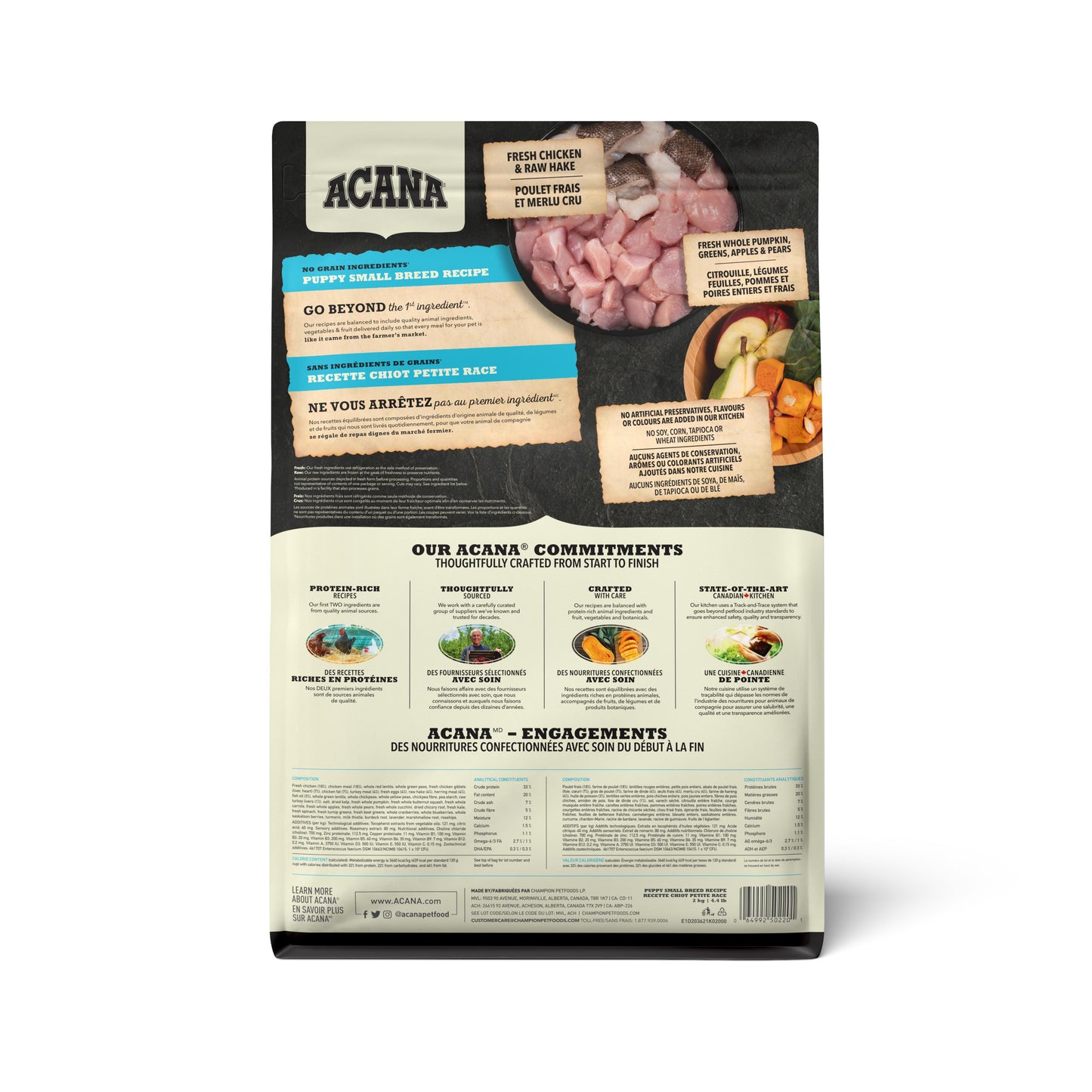 ACANA Puppy Small Breed Dry Dog Food, 2-kg (Size: 2-kg)