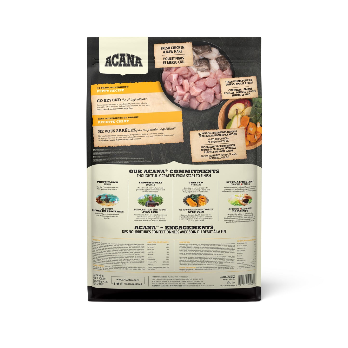 ACANA Puppy Dry Dog Food, 6-kg (Size: 6-kg)