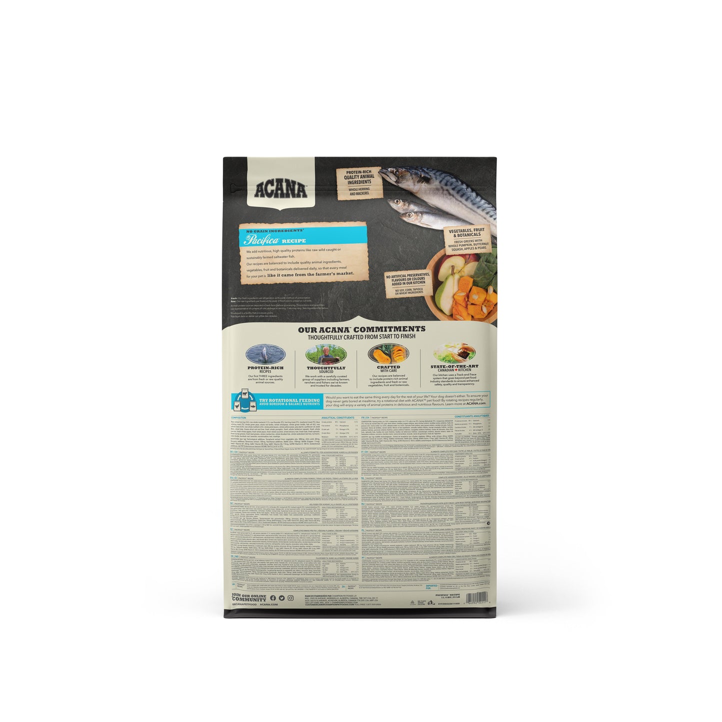ACANA Pacifica Dry Dog Food, 11.4-kg (Size: 11.4-kg)