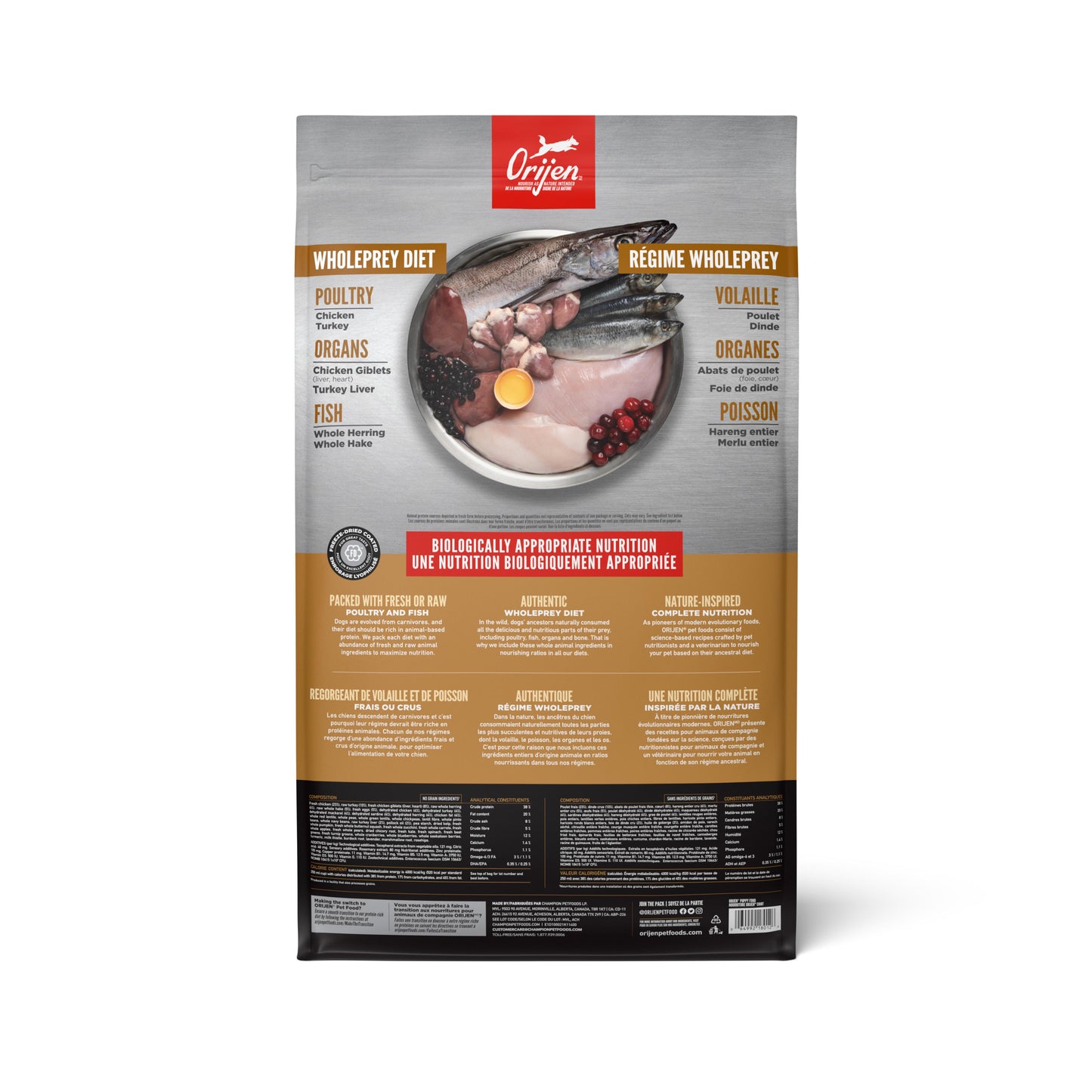 ORIJEN Puppy Dry Dog Food, 2-kg (Size: 2-kg)