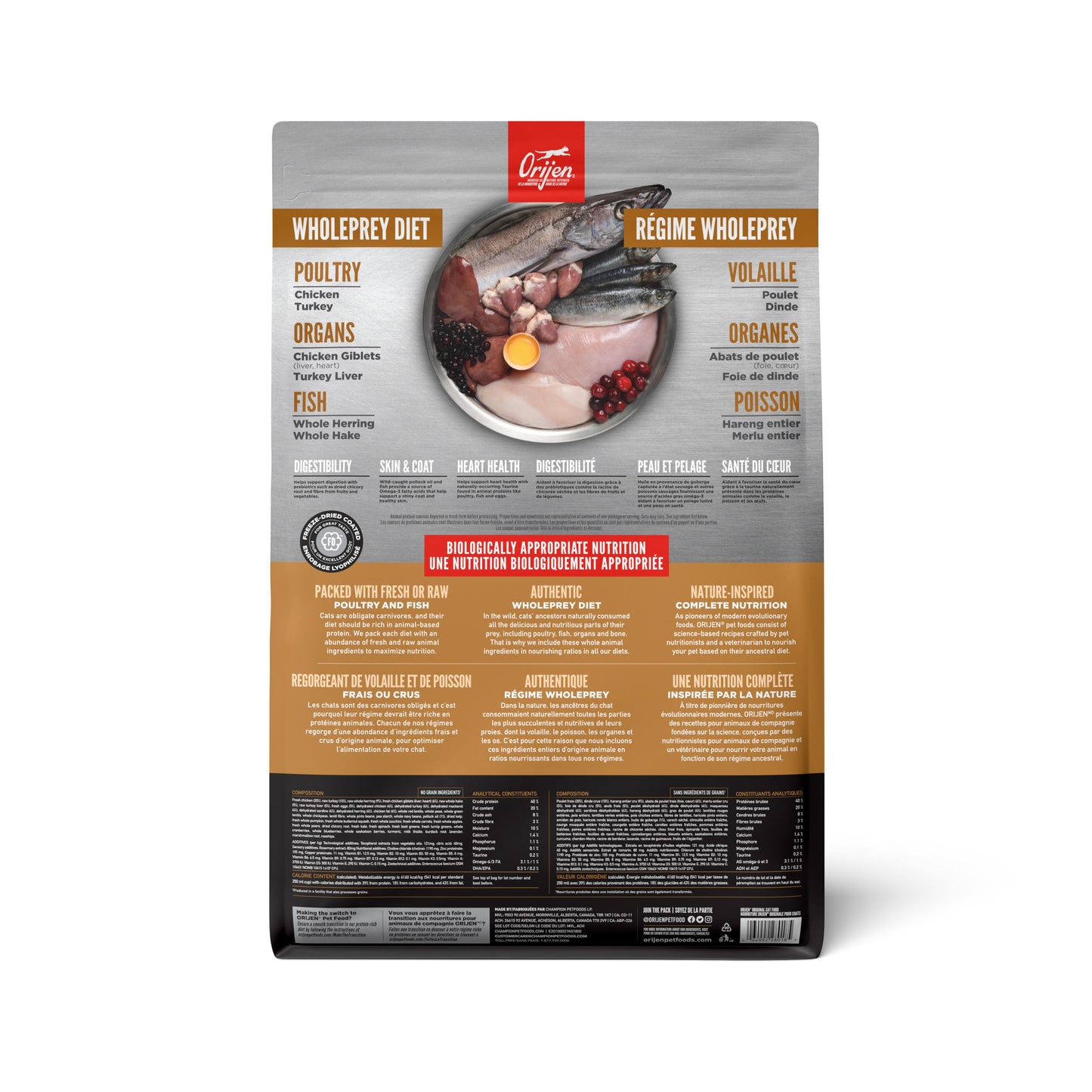 ORIJEN Original Cat Dry Cat Food, 5.4-kg (Size: 5.4-kg)
