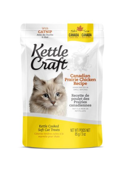 Kettle Craft Canadian Prairie Chicken Cat Treats, 85-gram (Size: 85-gram)