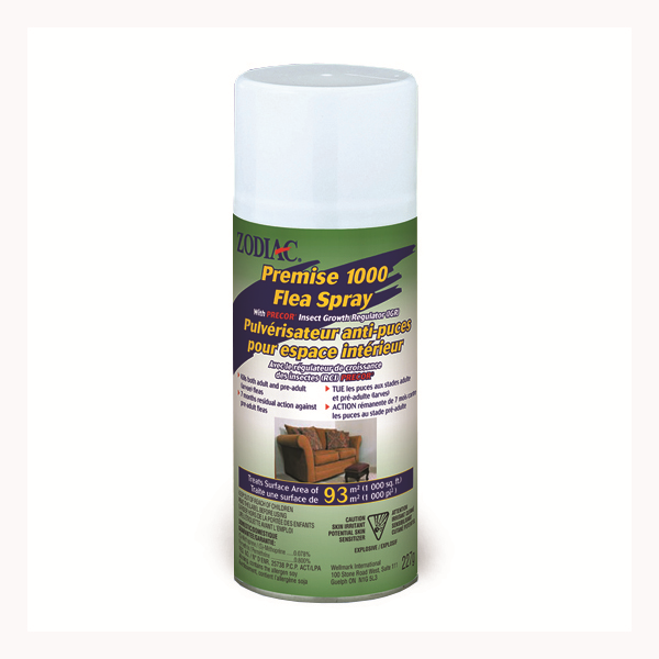 Zodiac Premise Flea Spray for Dogs, 227-gram (Size: 227-gram)