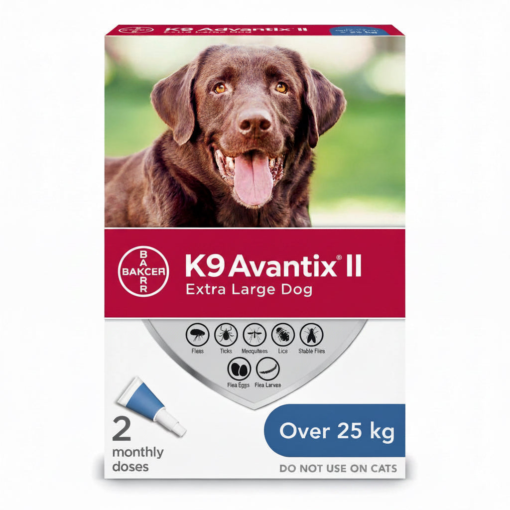 K9 Advantix II Flea Protection for Extra Large Dogs over 25-kg, 2pk