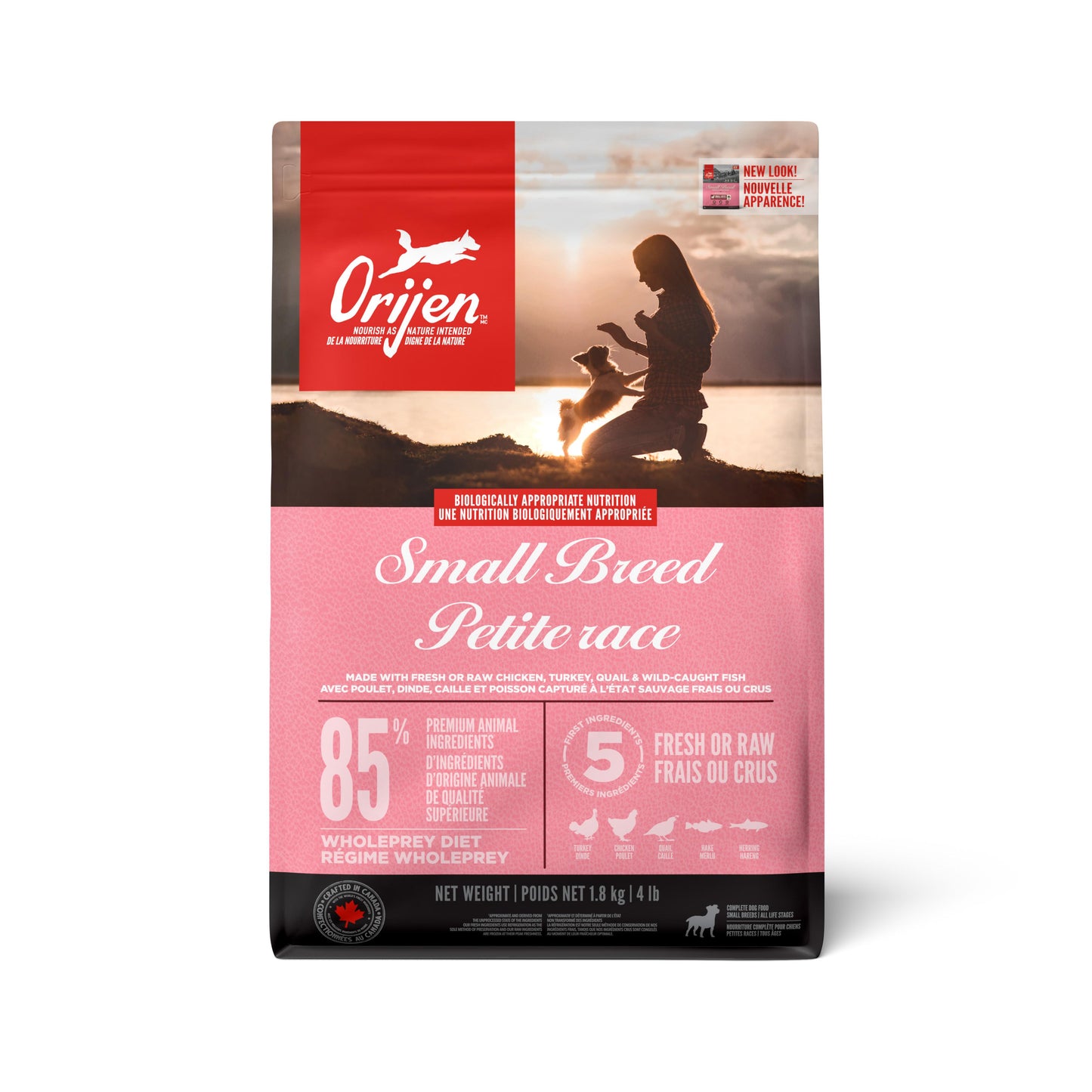 ORIJEN Small Breed Dry Dog Food, 1.8-kg (Size: 1.8-kg)