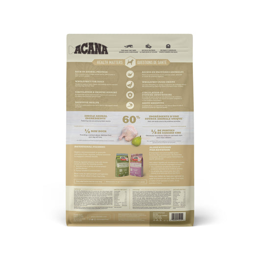 ACANA Singles Limited Ingredient Diet Duck & Pear Recipe Dry Dog Food, 1.8-kg