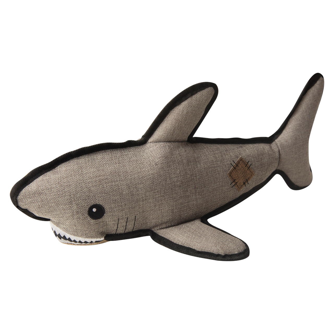 Snugarooz Saul the Shark with Spikey Red Ball Dog Toy, 18-in