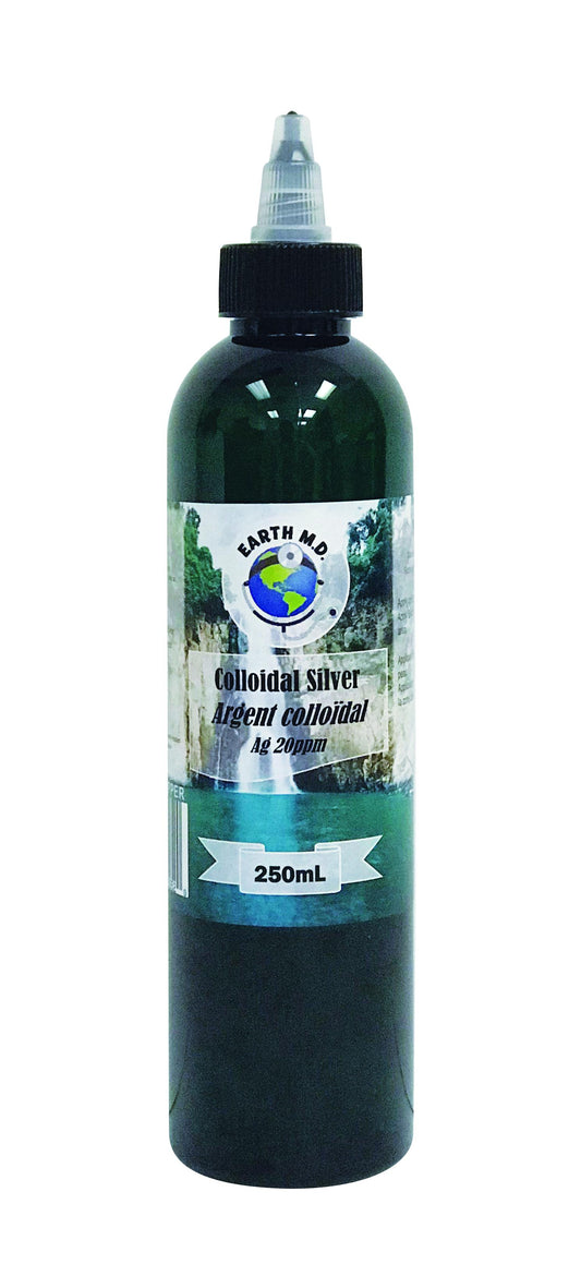 Earth M.D. Colloidal Silver for Pets, 250-mL dropper (Size: 250-mL dropper)