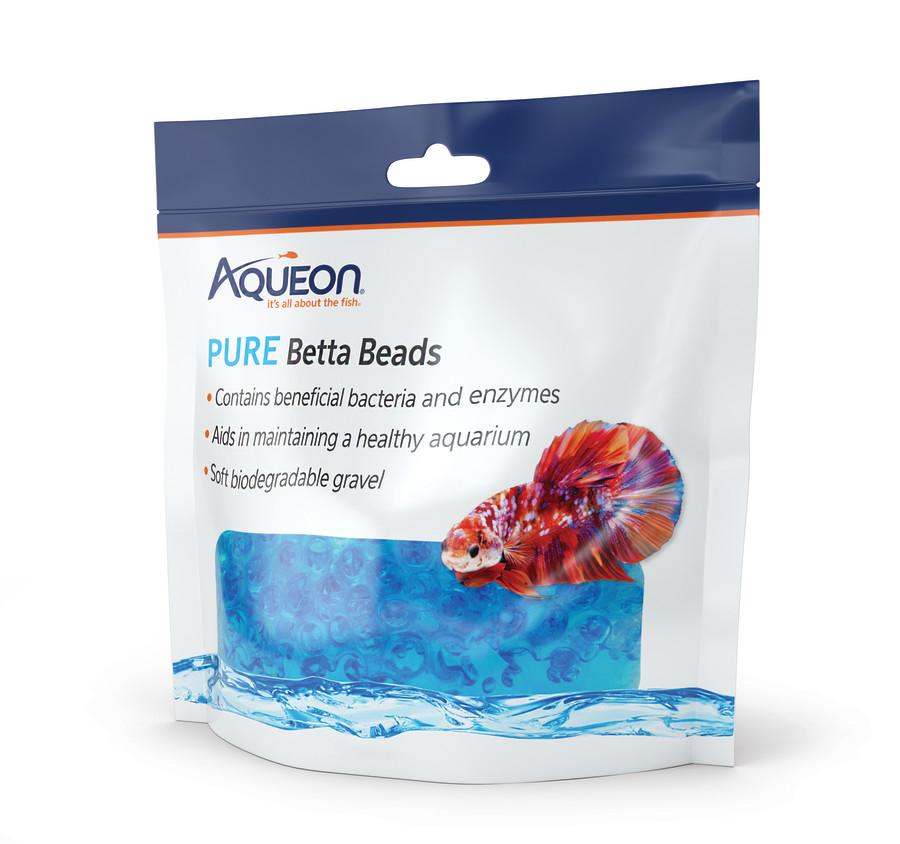 Aqueon Betta Beads for Aquariums, Blue, 12-oz (Size: 12-oz)