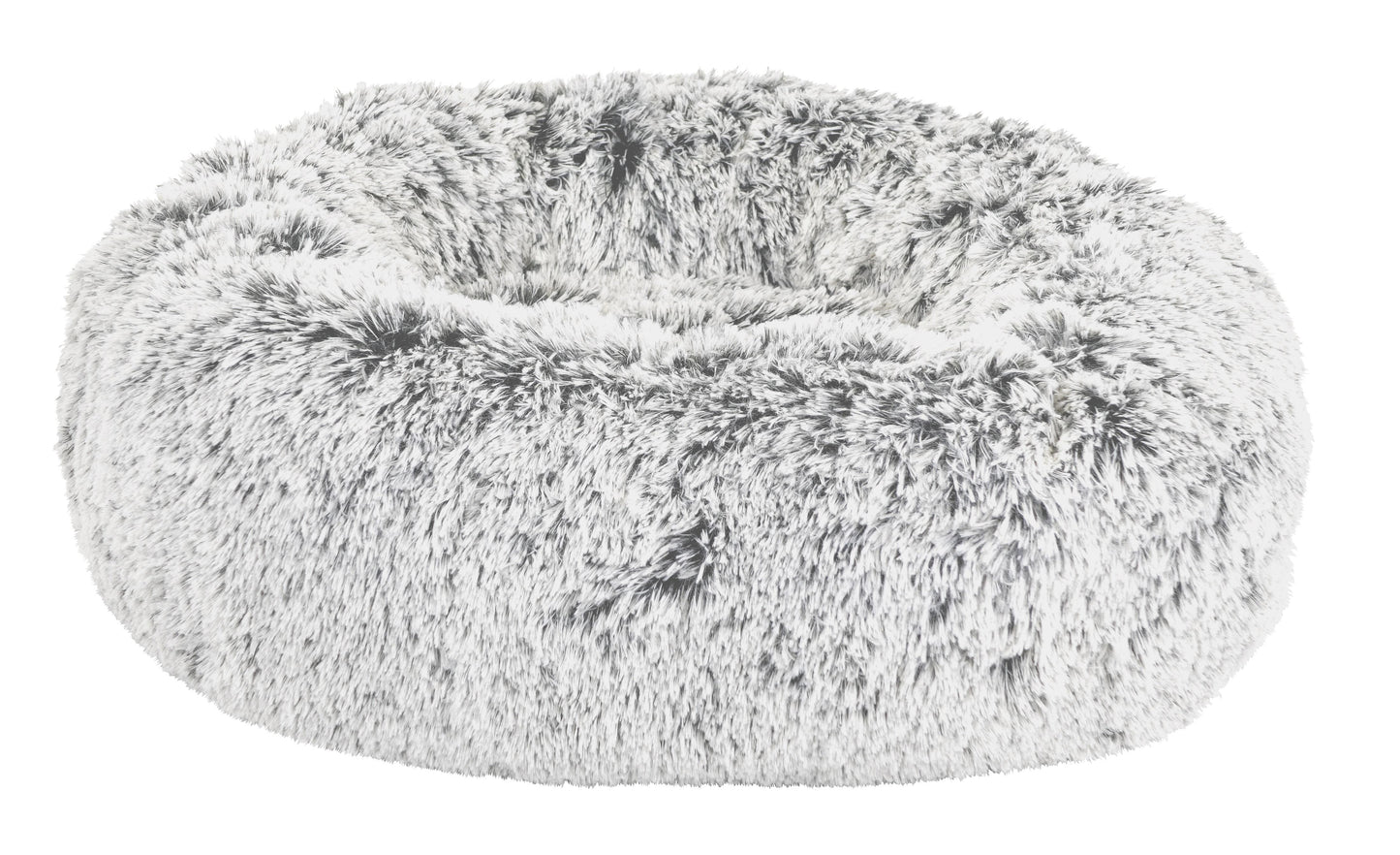 Bud'z Calming Round Dog Bed, Gray, 36-in (Size: 36-in)