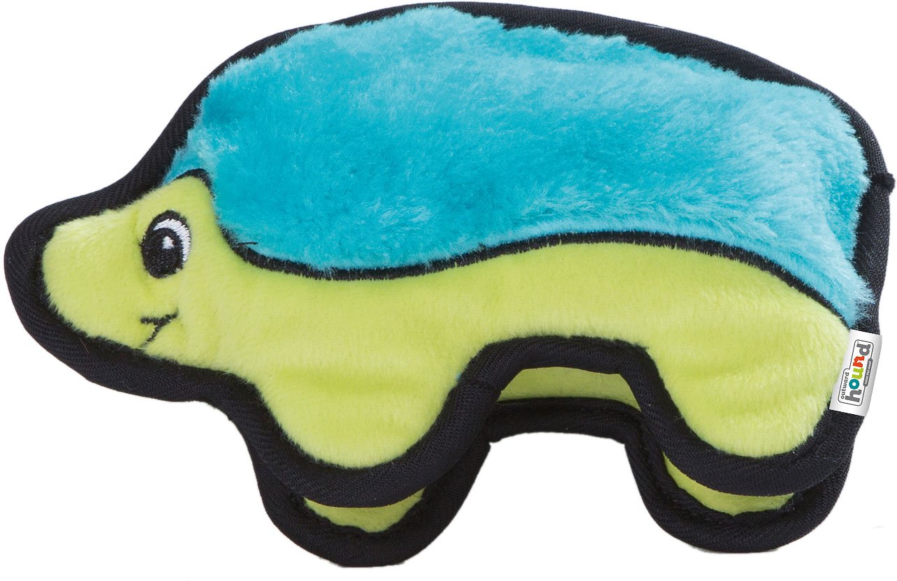 Outward Hound Invincibles Minis Dog Toy, Green Hedgehog