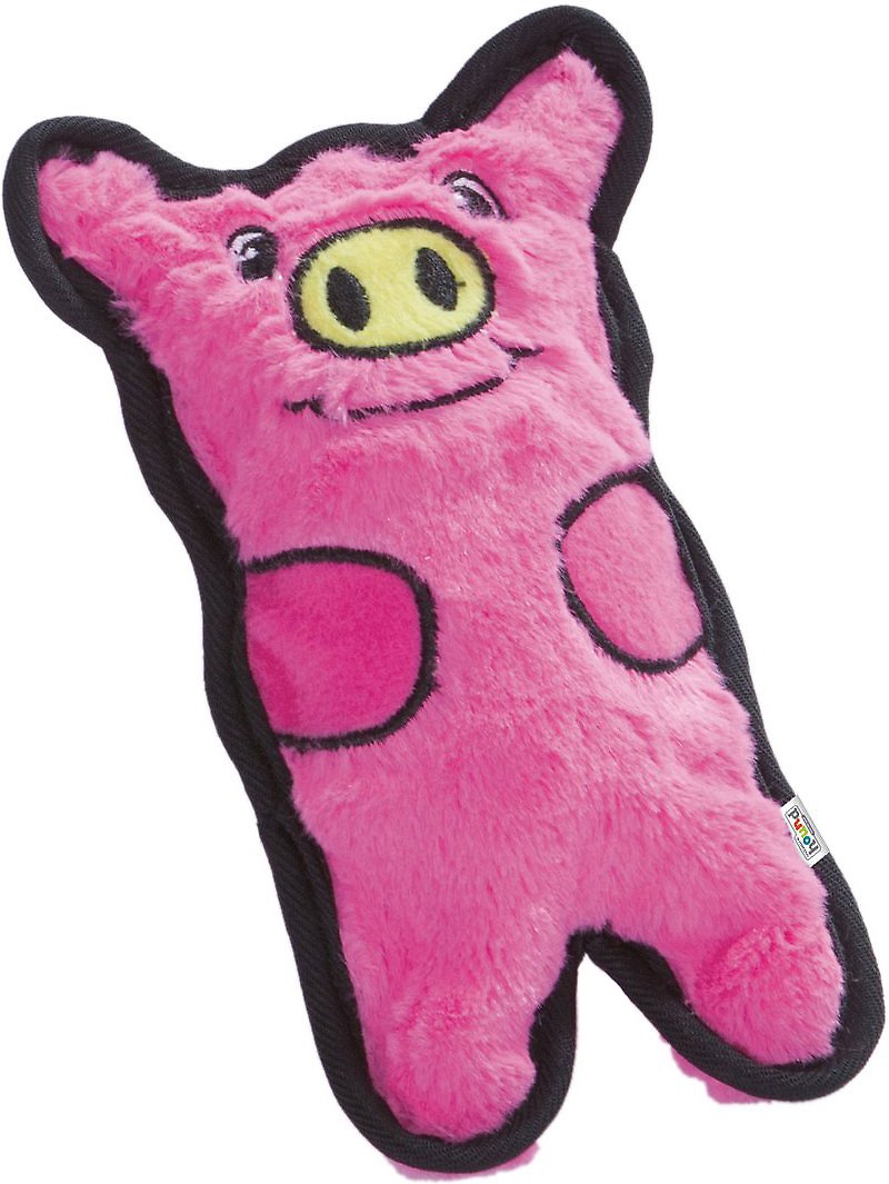 Outward Hound Invincibles Minis Dog Toy, Pink Pig