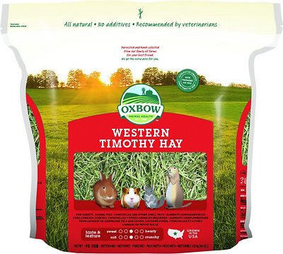 Oxbow Western Timothy Hay Small Animal Food, 40-oz (Size: 40-oz)