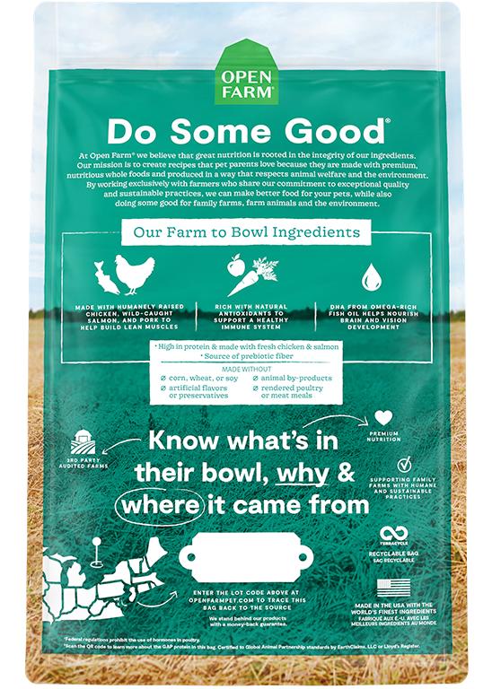 Open Farm Puppy Chicken & Salmon Grain-Free Dry Dog Food, 4-lb (Size: 4-lb)