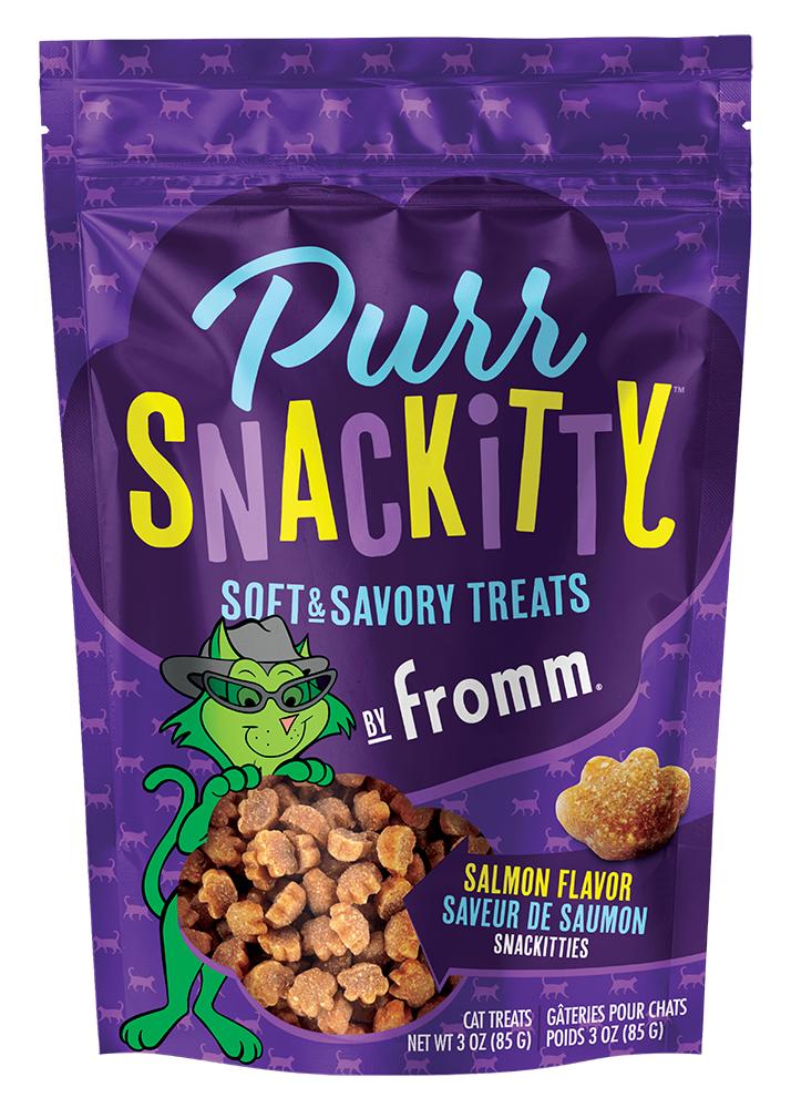 Fromm PurrSnackitty Salmon Flavor Cat Treats, 3-oz (Size: 3-oz)