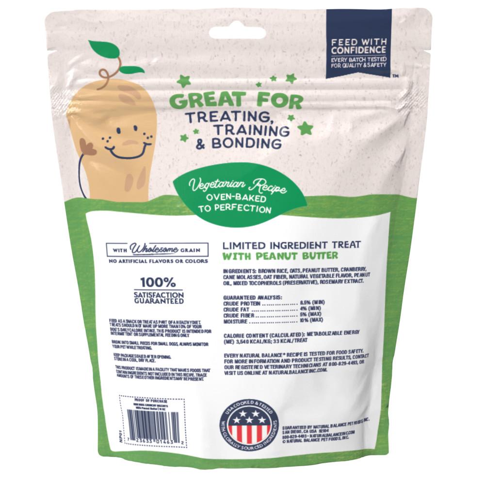 Natural Balance Rewards Crunchy Biscuits with Peanut Butter Dog Treats, 14-oz (Size: 14-oz)
