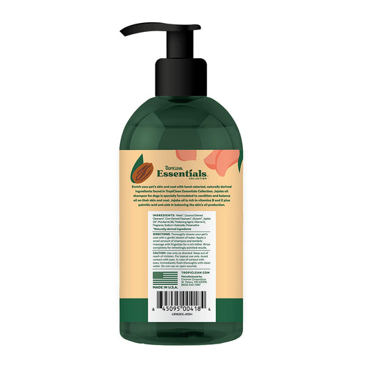 Tropiclean Essentials Jojoba Oil Oil Control Shampoo for Dogs, 16-oz