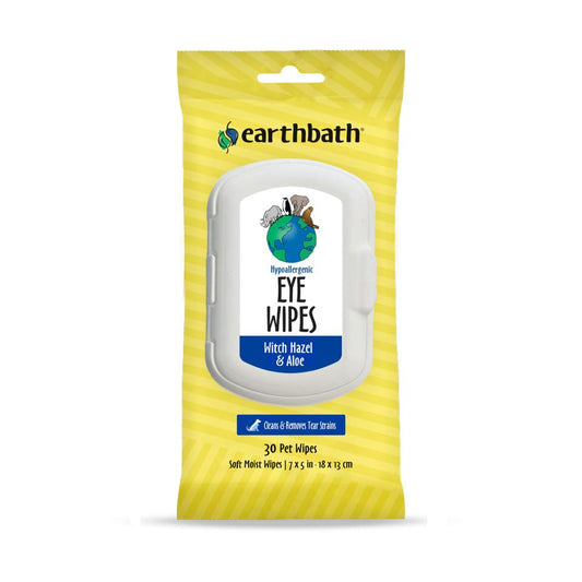 Earthbath Hypoallergenic Witch Hazel & Aloe Pet Eye Wipes, 30-count (Size: 30-count)