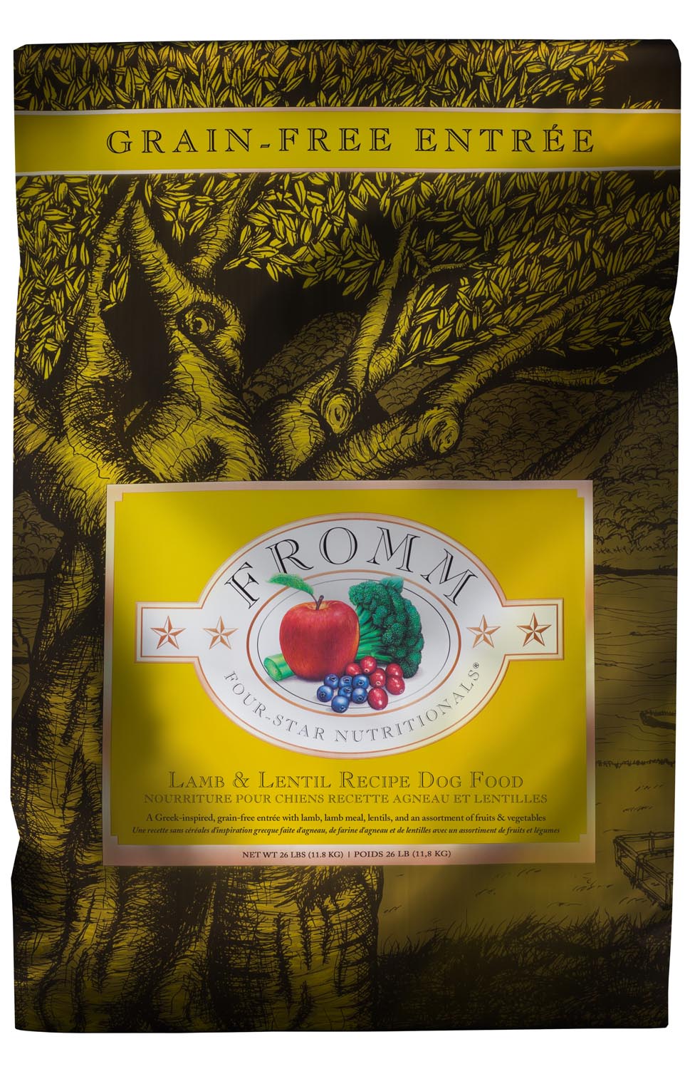 Fromm Four-Star Nutritionals Lamb & Lentil Dry Dog Food, 4-lb (Size: 4-lb)