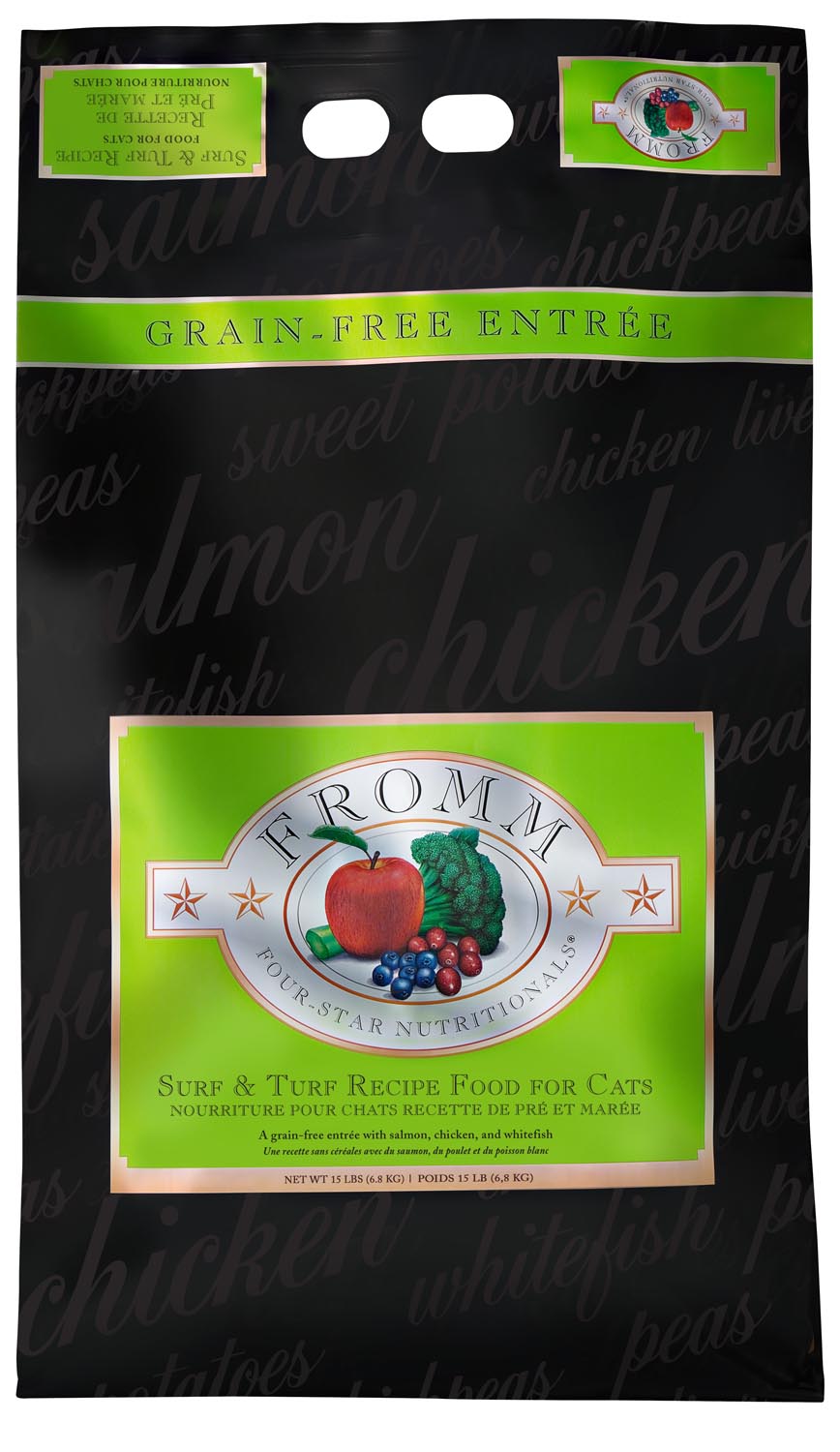 Fromm Four-Star Nutritionals Surf & Turf Dry Cat Food, 4-lb (Size: 4-lb)