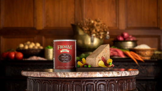 Fromm Beef & Barley Pate Canned Dog Food, 12.2-oz
