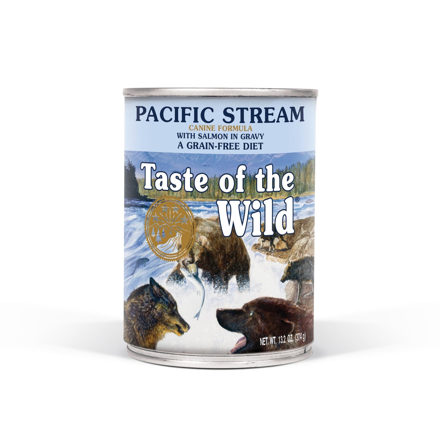 Taste of the Wild Pacific Stream Grain-Free Canned Dog Food, 13.2-oz (Size: 13.2-oz)